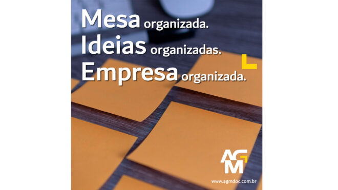 Mesa Organizada, Ideias Organizadas, Empresa Organizada