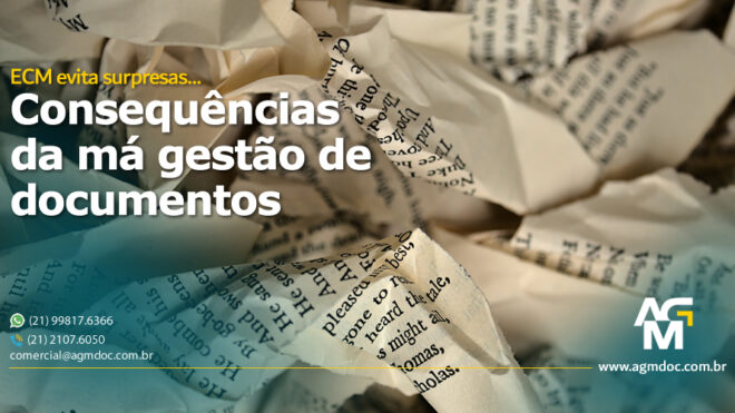 Consequências da má gestão de documentos