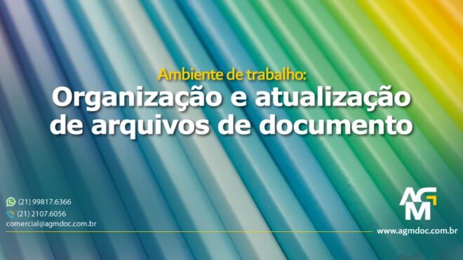 Organização e atualização de arquivos de documento