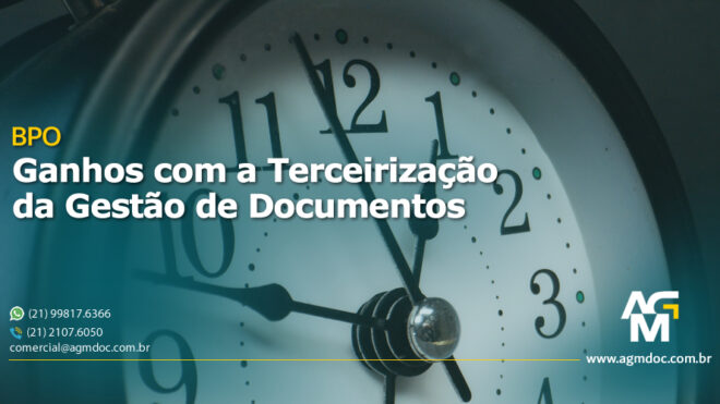 Ganhos com a Terceirização da Gestão de Documentos