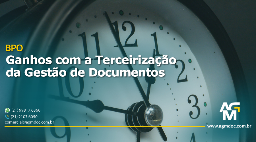 Ganhos com a Terceirização da Gestão de Documentos