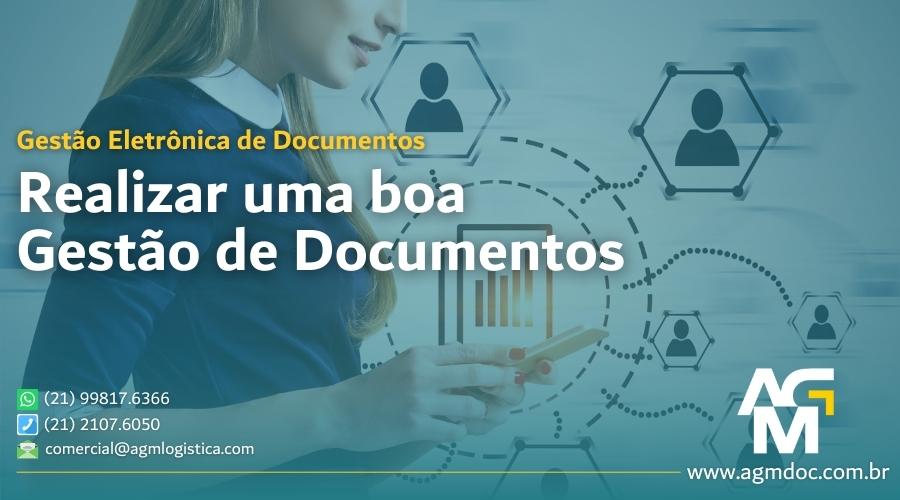 Realizar uma boa Gestão de Documentos