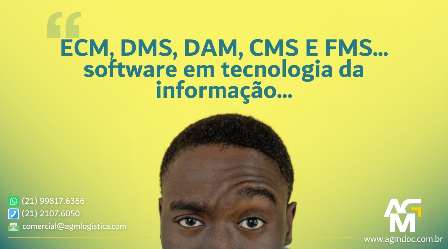 ECM, DMS, DAM, CMS E FMS...software em tecnologia da informação