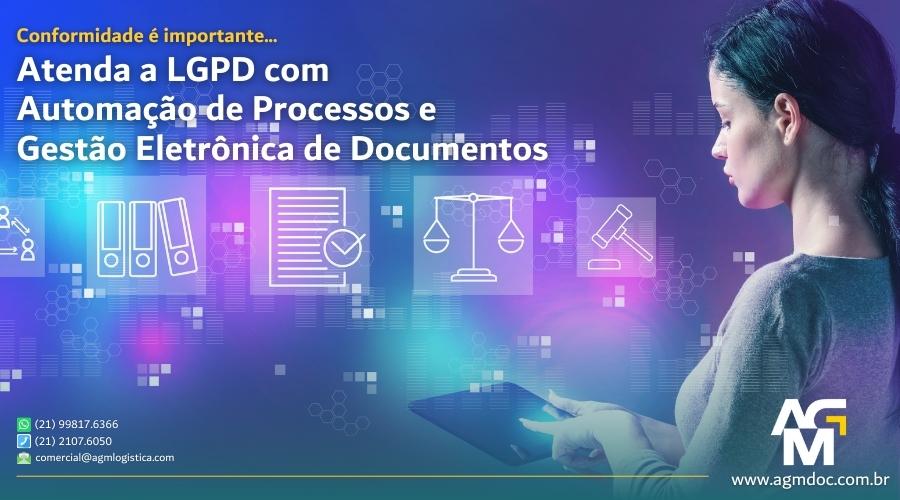 Atender à LGPD com Automação de Processos e Gestão Eletrônica de Documentos