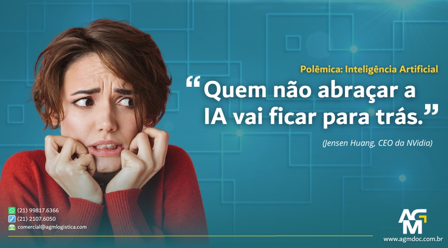 "Quem não abraçar IA vai ficar para trás" (Jensen Huang, CEO da NVidia)