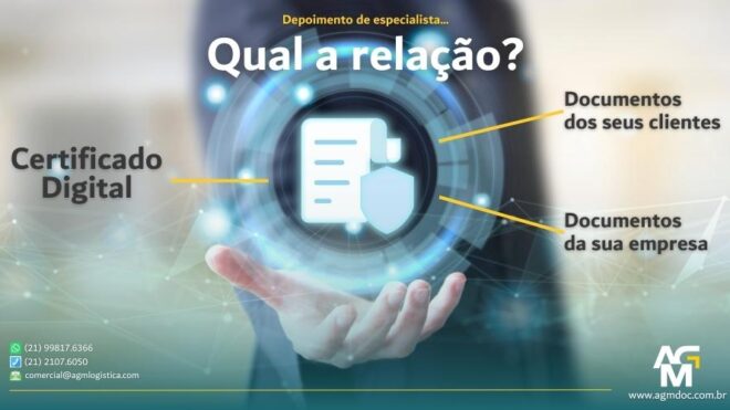 Qual a relação entre Certificado Digital, documentos dos clientes e da sua empresa?