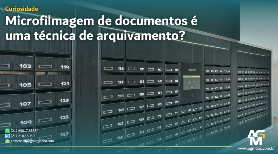 Curiosidade: Microfilmagem de documentos é uma técnica de arquivamento?