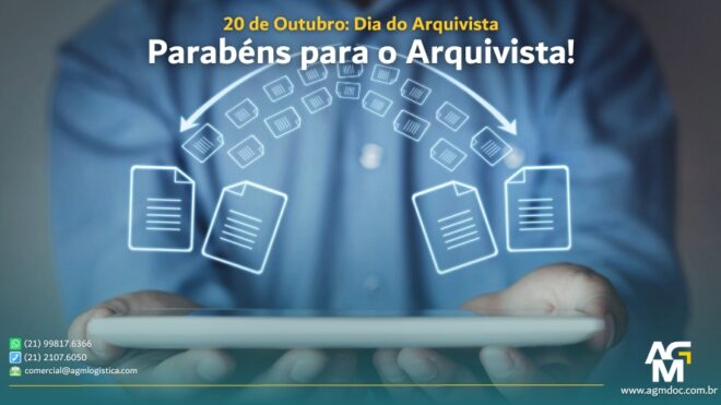 DIA 20 DE OUTUBRO: PARABÉNS PARA O ARQUIVISTA!