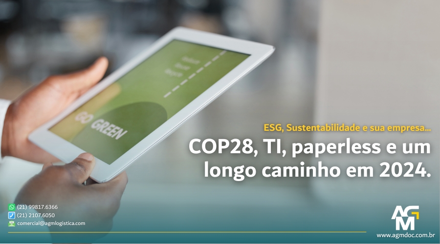 COP28, TI, paperless e um longo caminho em 2024
