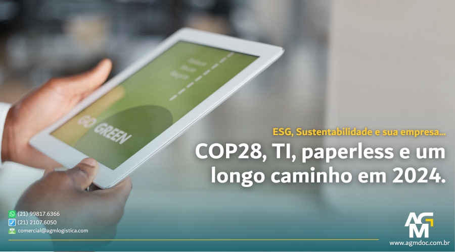 AGMDOC fala sobre recado da COP28 em que a área de TI gera ainda 400 megatoneladas de carbono, e dá soluções.